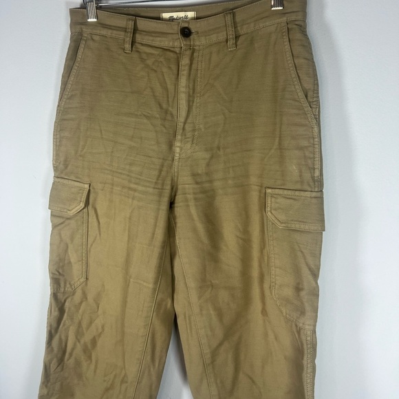 Madewell High-Rise Cargo Fatigue Pants with Jogger Bottom 27 - Picture 6 of 11
